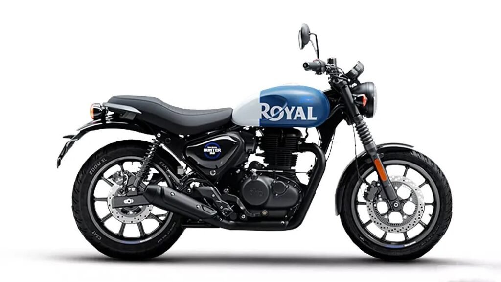 Royal enfield hunter 350 blue