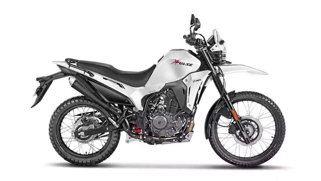Glacier White- bike moto- hero xpulse210