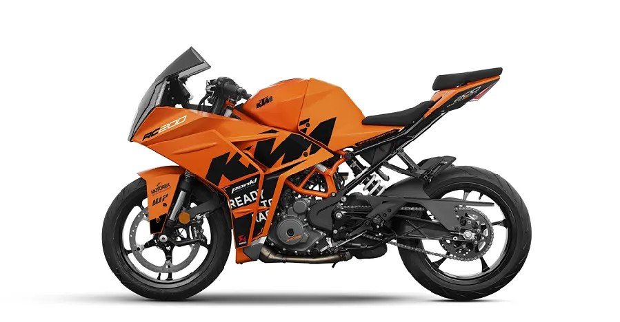 ktm rc 200- bike moto -orange