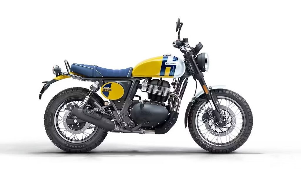 royal enfield bear 650- bike moto- honey