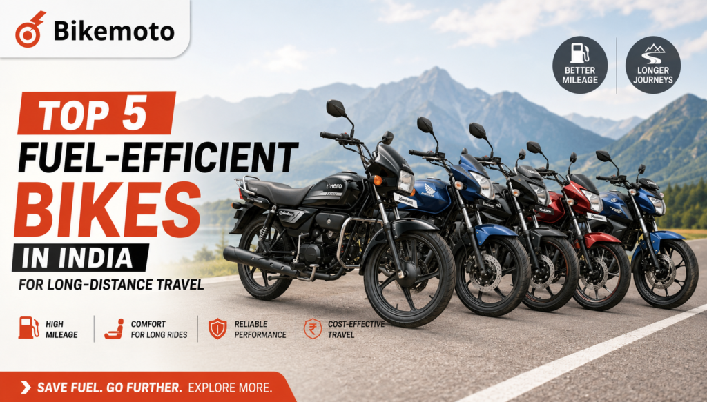 Top 7 Fuel-Efficient Bikes in India for Long-Distance Travel